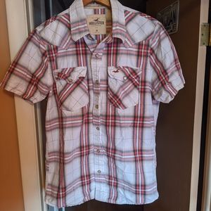 Hollister buttoned down shirt.